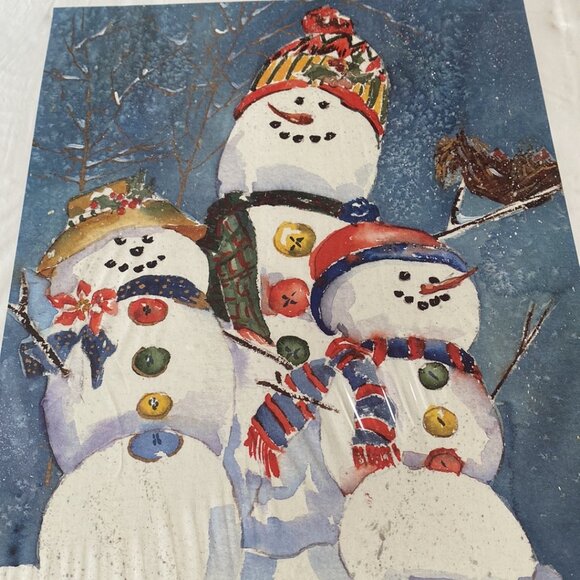 Vintage Winter Welcome by artist Judy Bolton Jarrett 1996, print 24/250, signed - Picture 14 of 16